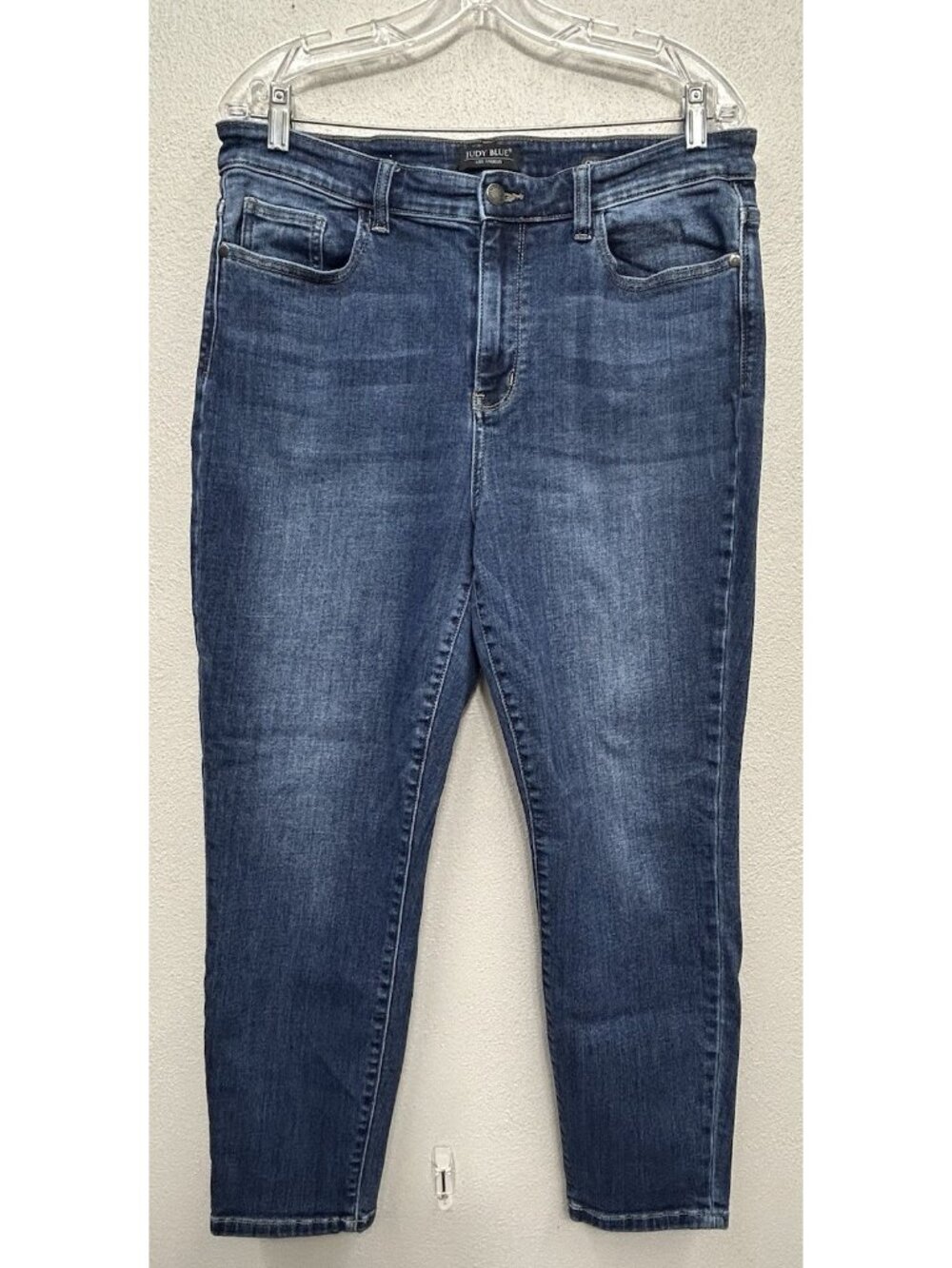 Judy Blue Cropped Slim Jeans Plus Size 15/32 Dark Wash High Rise JB82390DK